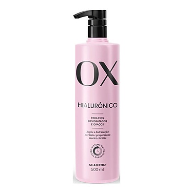 Shampoo Ox Hialurônico: Hidratação Profunda