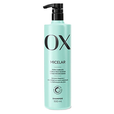 Shampoo OX Micelar: Limpeza Profunda e Hidratação