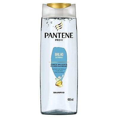 Shampoo Pantene Brilho Extremo 400ml: Cabelos Sedosos e Brilhantes