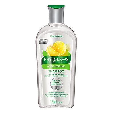 Shampoo Phytoervas Antirresíduos Sem Sal – Limpeza Profunda sem Danos