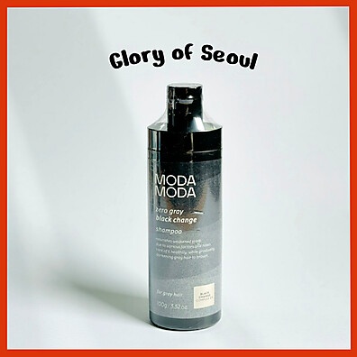Shampoo Preto Modamoda 300g – Tintura Natural para Cabelos Cinza