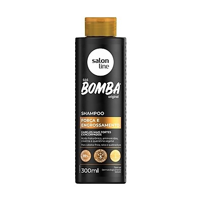 Shampoo Salon Line SOS Bomba: Força e Engrossamento Real