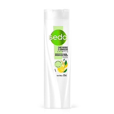 Shampoo Seda Chá Verde e Cítricos 325ml – Brilho e Frescor Natural