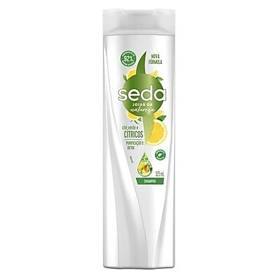 Shampoo Seda Chá Verde e Cítricos: Detox e Brilho!