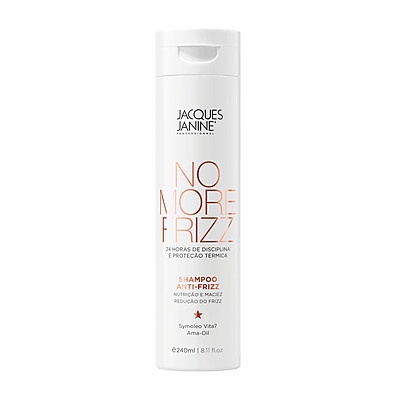 Shampoo Sem Sal No More Frizz Jacques Janine 240ml – Acabe com o Frizz