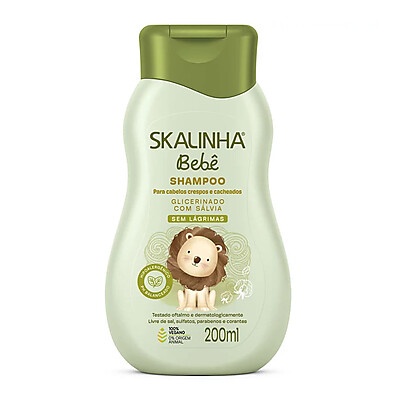 Shampoo Skalinha Bebê Sálvia: Cabelos Macios e Saudáveis!