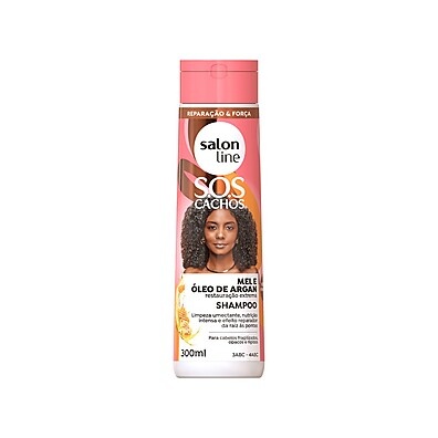 Shampoo SOS Cachos Mel Cachos Intensos – Hidratação Profunda para Cabelos Ressecados