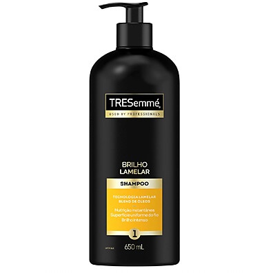 Shampoo Tresemmé Brilho Lamelar 650ml – Brilho Intenso e Proteção Real