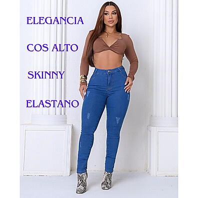 Jeans Levanta Bumbum Skynni: Seu Novo Shape!