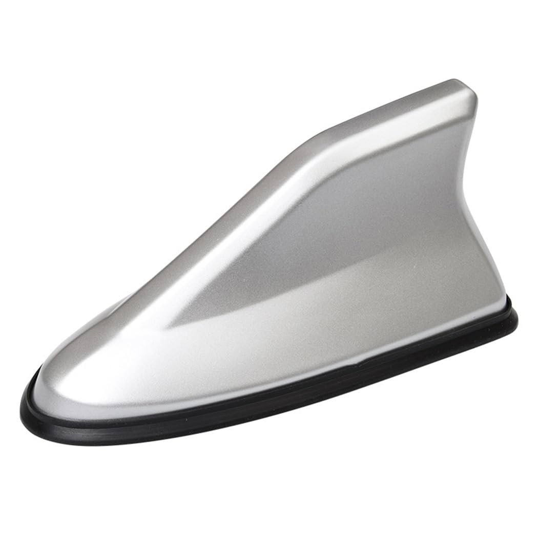 Antena Shark Fin Prata para Carro: Design Aerodinâmico e Sinal FM/AM Potente
