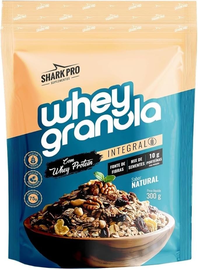 Whey Granola Saco 300g Natural Shark Pro