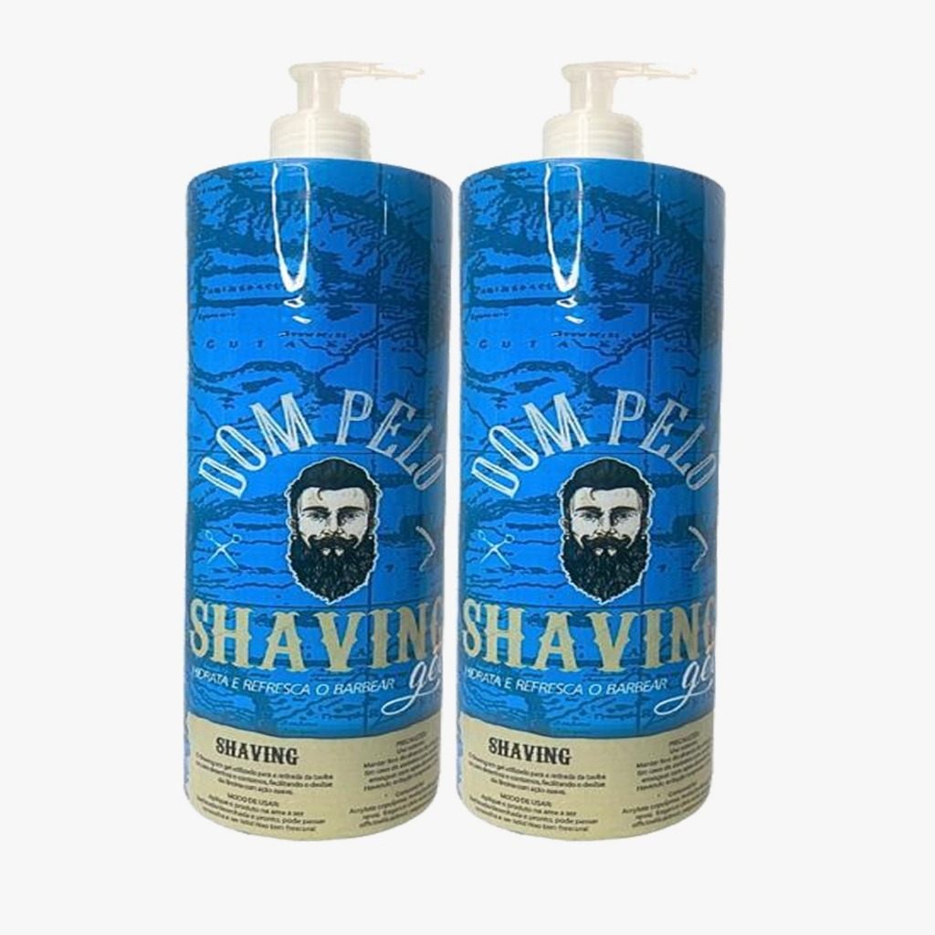 Shaving Gel Dom Pelo 1kg: Barba Suave Sem Irritações