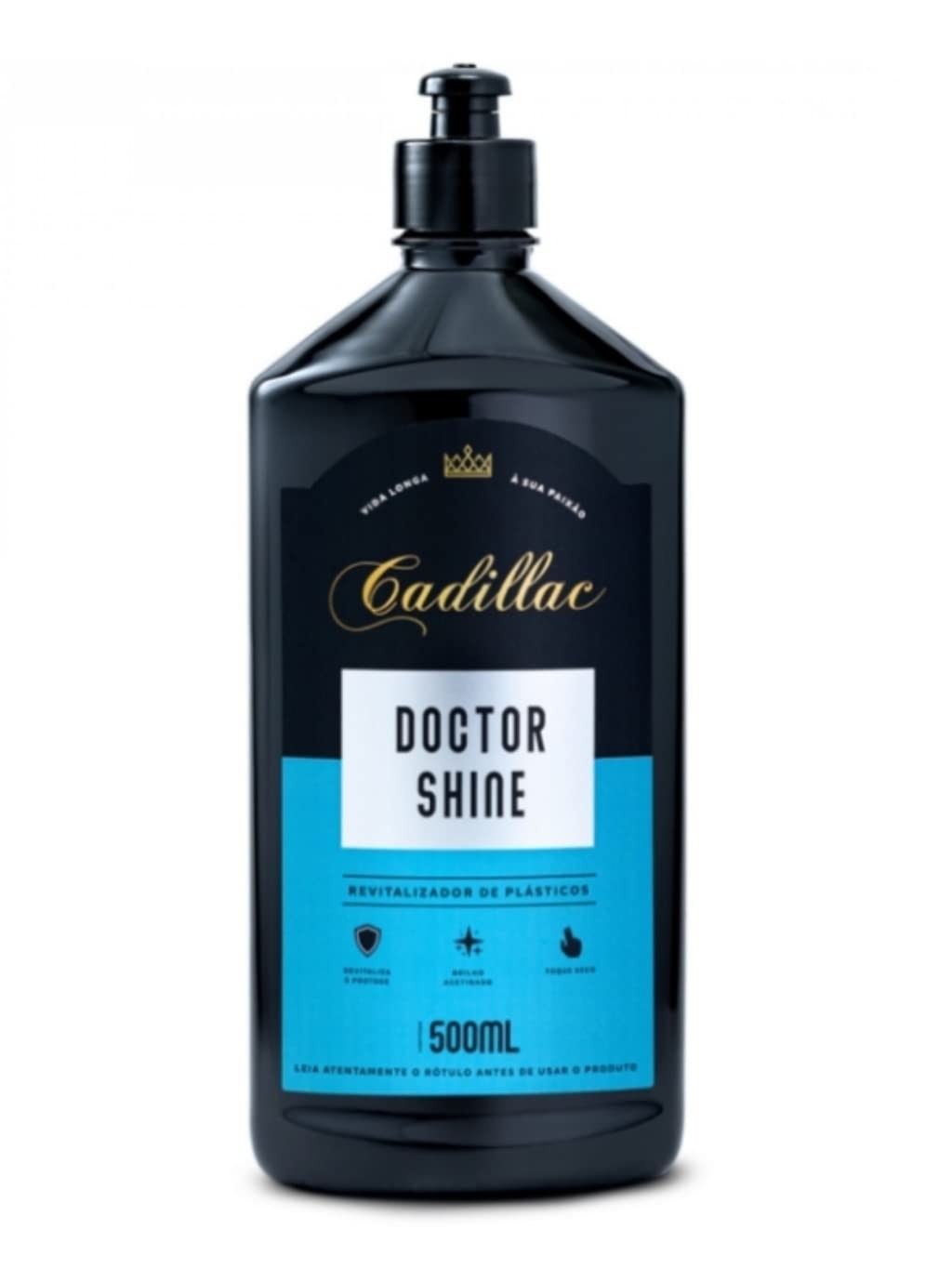 Doctor Shine Cadillac: Revitalizador de Plástico com Brilho Duradouro e Proteção Total