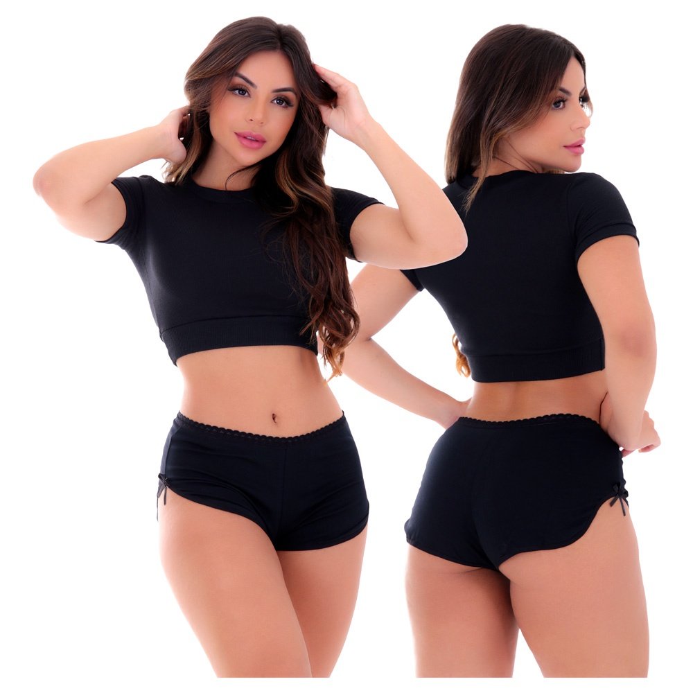 Short Calcinha Algodão Penteado: Conforto Bombom!