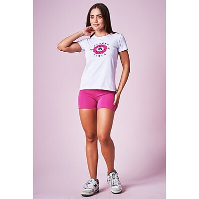 short-fitness-planet-girls-rosa-estilo-conforto