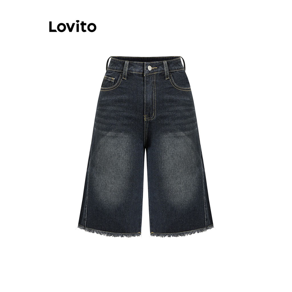 Short Jeans Feminino Lovito: Conforto e Estilo!