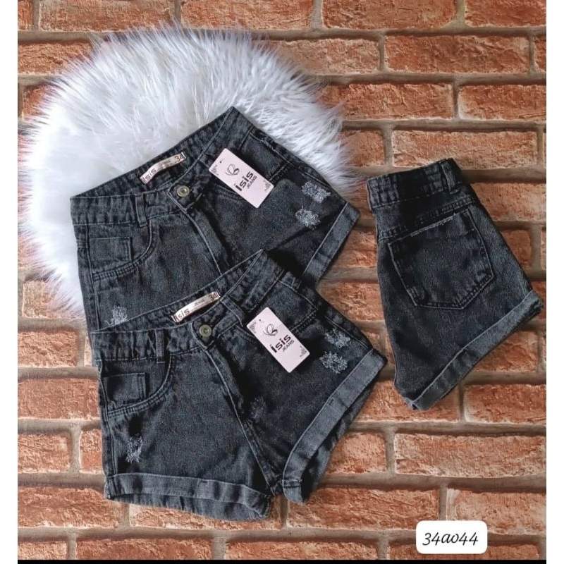 Short Jeans Grafite Sem Lycra: Estilo e Conforto Perfeitos