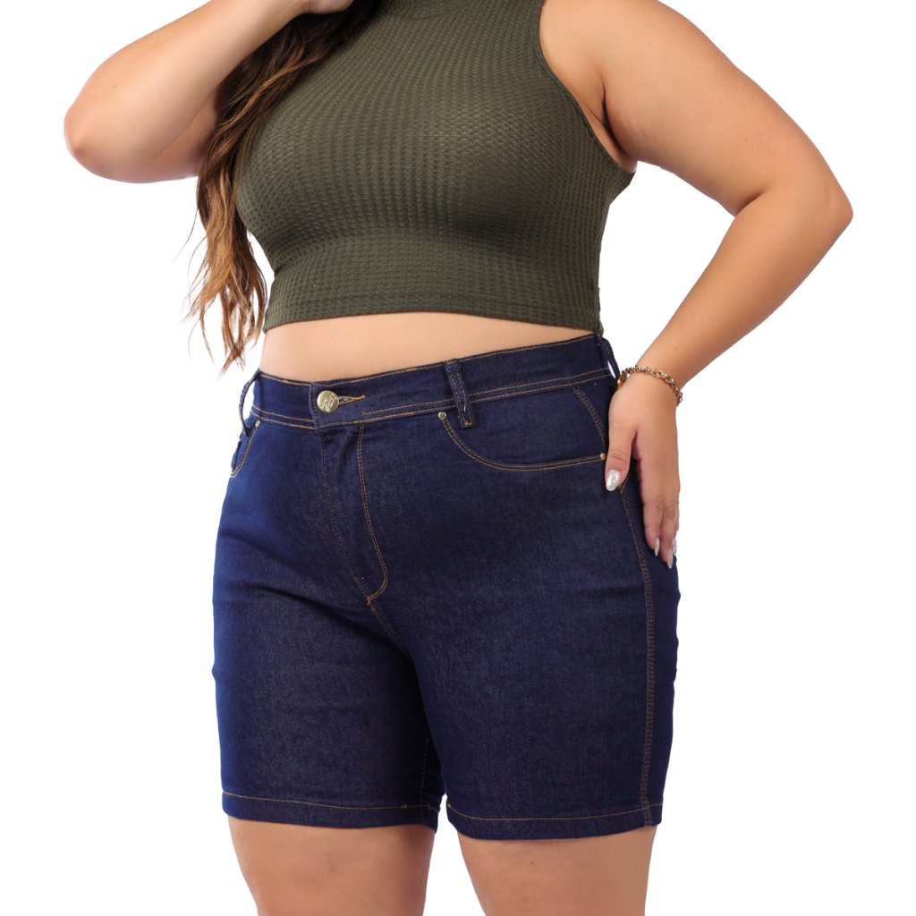 Short Jeans Plus Size: Conforto e Estilo Meia Coxa