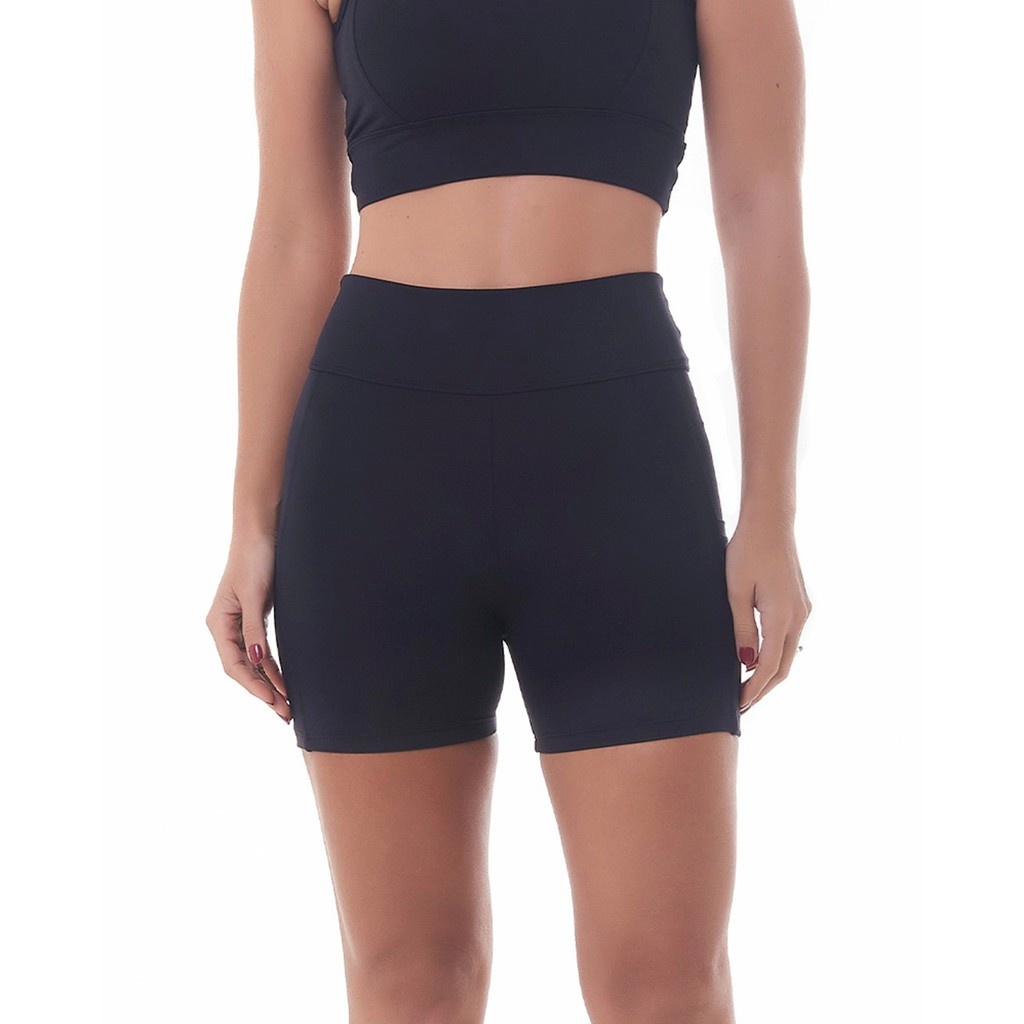 Short React Preto: Conforto e Estilo SND