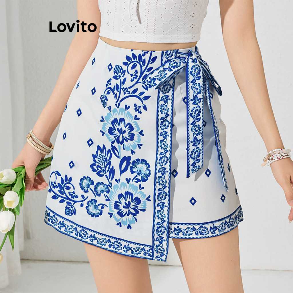 Shorts Boho Floral Lovito: Estilo e Conforto!