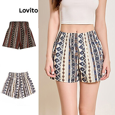 Shorts Boho Tribal Lovito: Estilo e Conforto!
