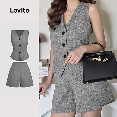 Shorts Elegantes Lovito: Seu Look Perfeito!
