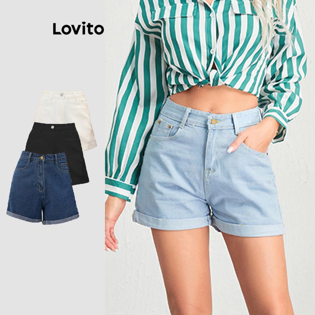 Shorts Jeans Feminino Lovito: Conforto e Estilo!