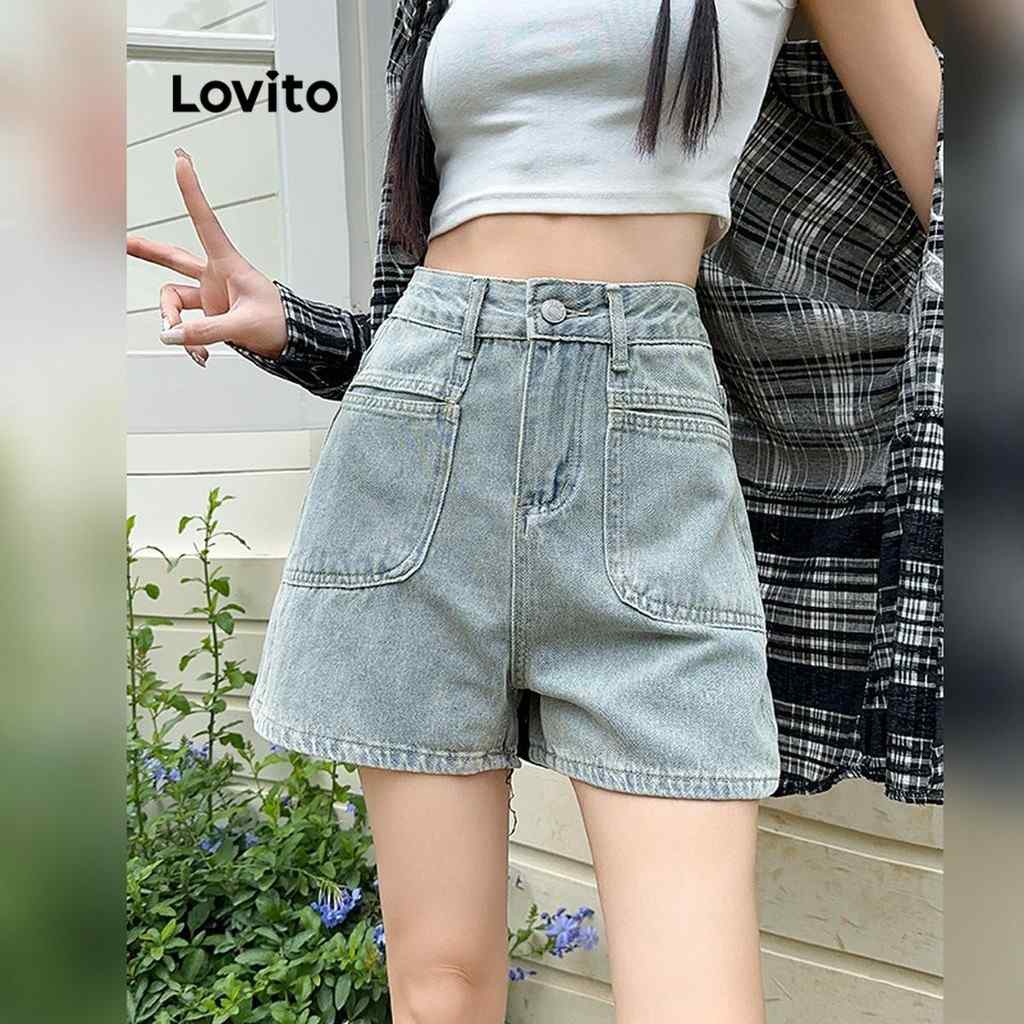 Shorts Jeans Lovito: Conforto e Estilo!