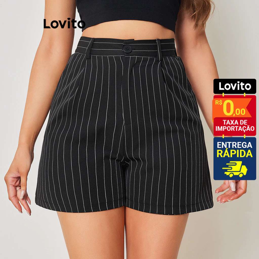 Shorts Listrado Feminino: Conforto e Estilo!
