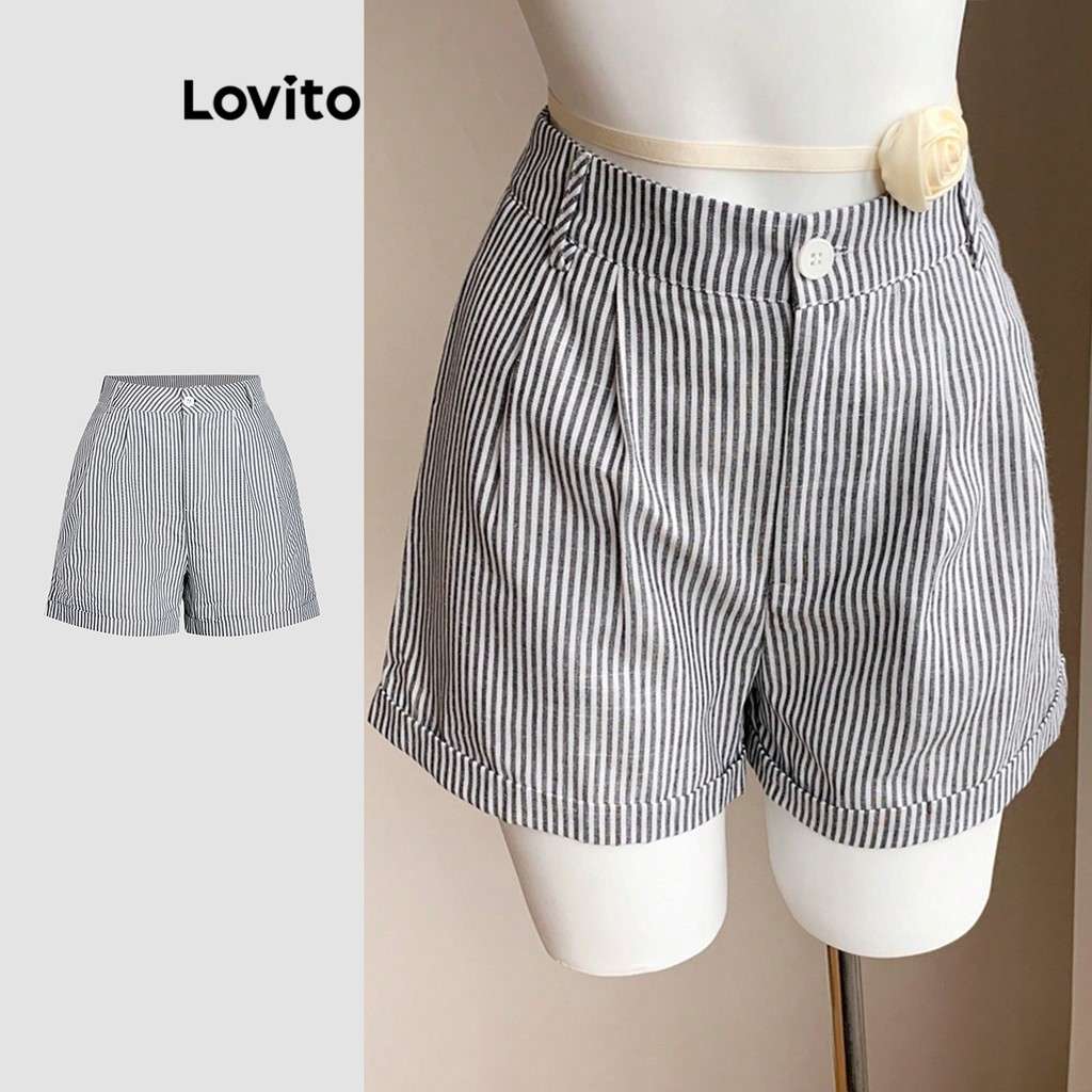 Shorts Listrado Lovito: Conforto e Estilo!