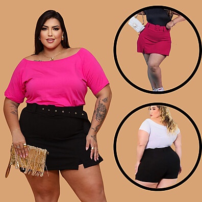 Shorts Saia Plus Size: Conforto e Estilo!
