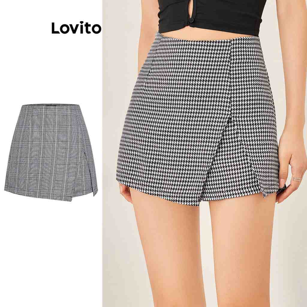 Shorts Xadrez Cintura Alta: Estilo e Conforto!
