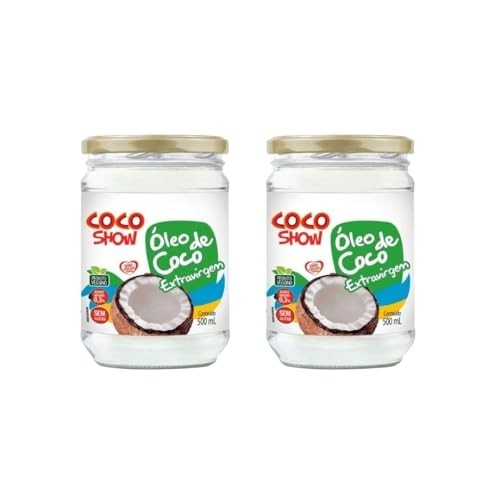 Kit 2 Copra Coco Show Óleo De Coco Extravirgem 500ml