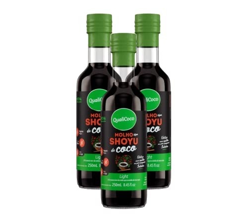 Kit Com 03 - Shoyu de Coco 250mL Qualicoco
