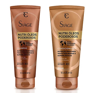 Siàge Nutri Óleos: Cabelos Nutridos e Revitalizados