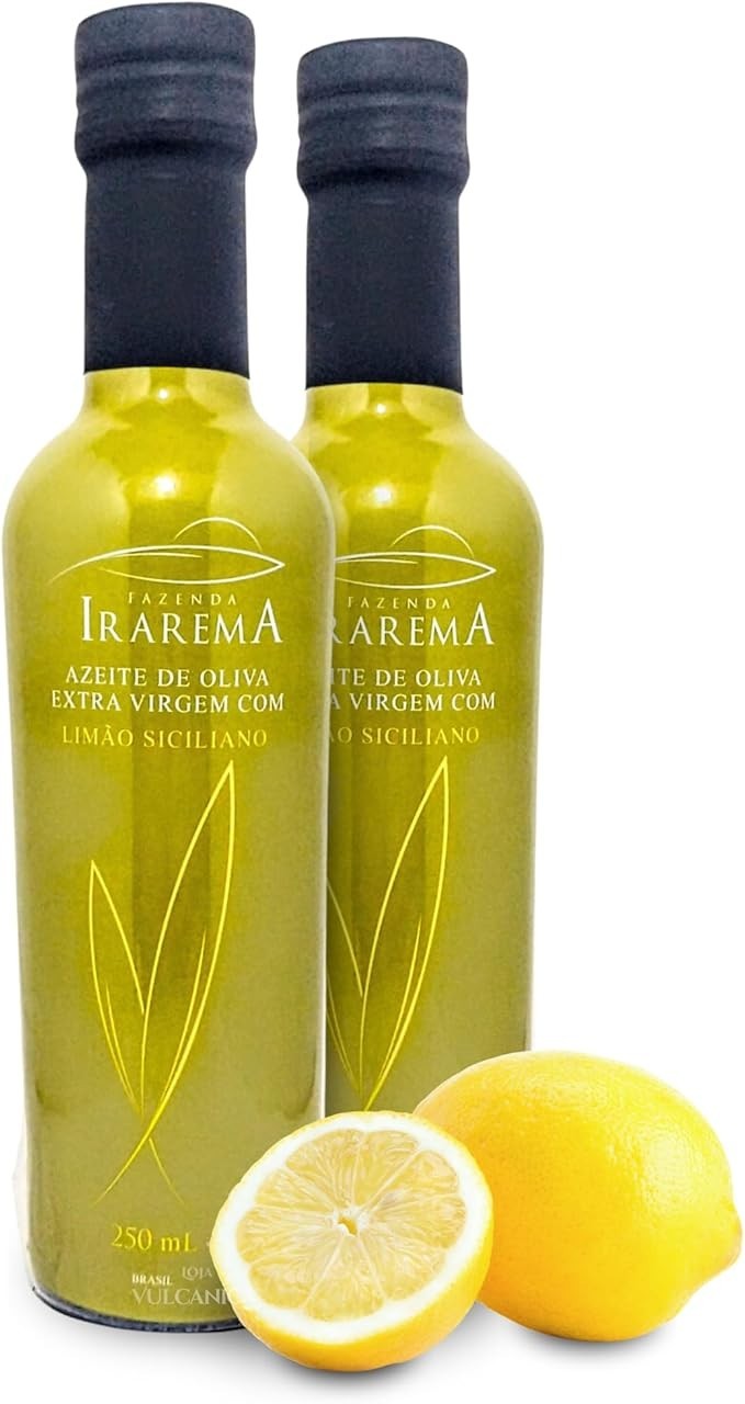 Azeite De Oliva Extra-virgem com Limão Siciliano Fazenda Irarema 250ml - 2 UN
