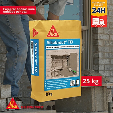 Sika Grout Tix: Argamassa Estrutural Sem Fluidez