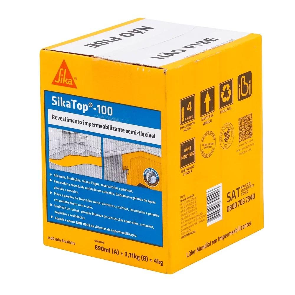 Sikatop 100 4kg: Impermeabilize com Eficiência!