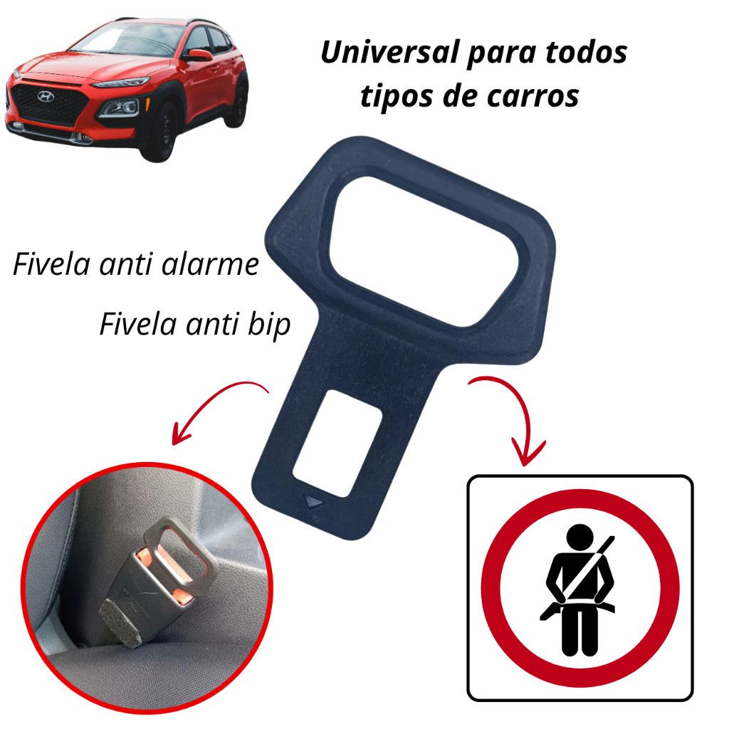 Silenciador de Alarme de Cinto Universal – Solução para Barulhos Indesejados
