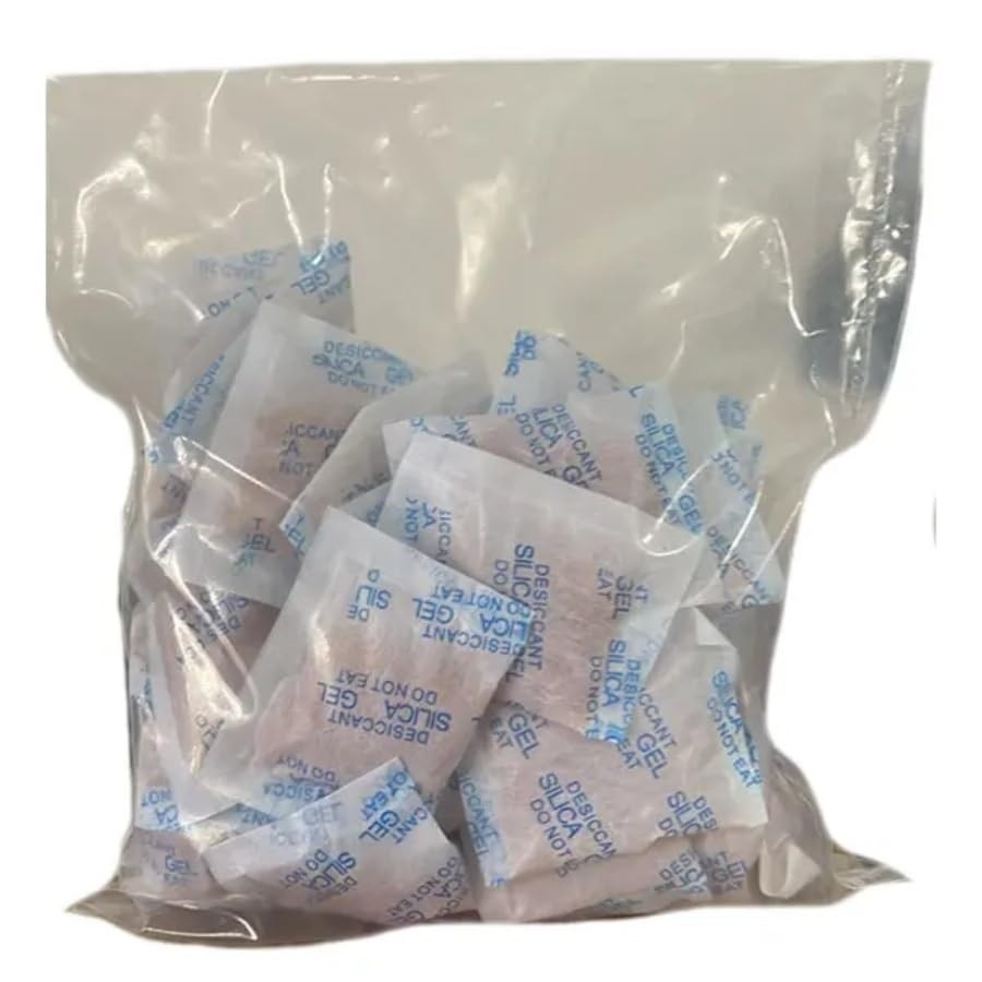 Desumidificador Silica Gel Laranja 10g - 50 Sachês | Proteção Contra Umidade