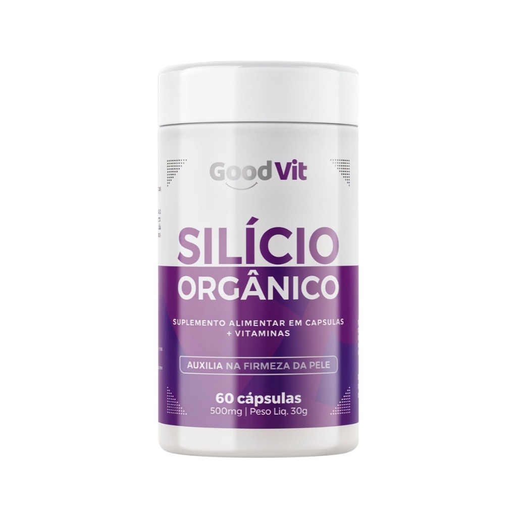 Silício Orgânico 500mg Good Vit: Firmeza e Saúde da Pele em 60 Cápsulas
