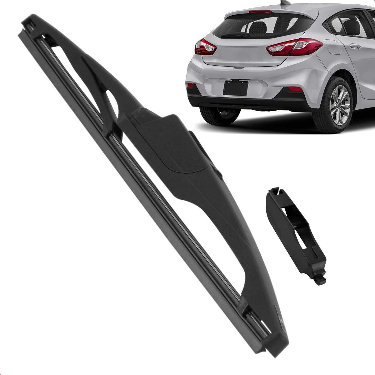 Palheta Limpadora Traseira Vigia Carenada 10" Silicone para Chevrolet Cruze (2017-2023) - Limpeza Silenciosa e Eficiente