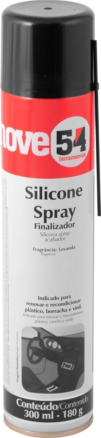 Silicone Spray 180g/300ml Lavanda: Proteção e Brilho Duradouro