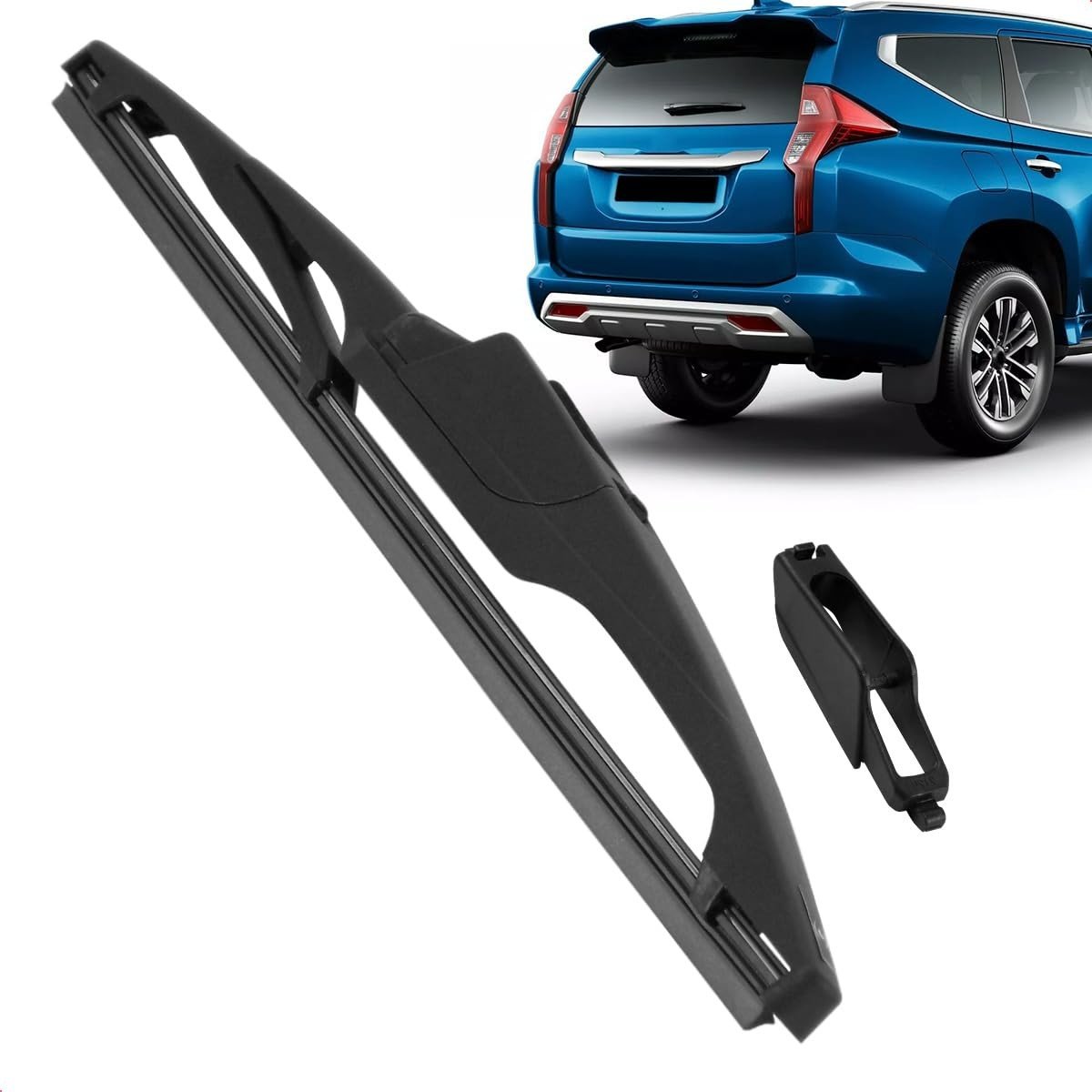 Palheta Limpadora Para-Brisa Traseiro Vigia Pajero Sport 2019-2025 - Silicone 11" Carenada