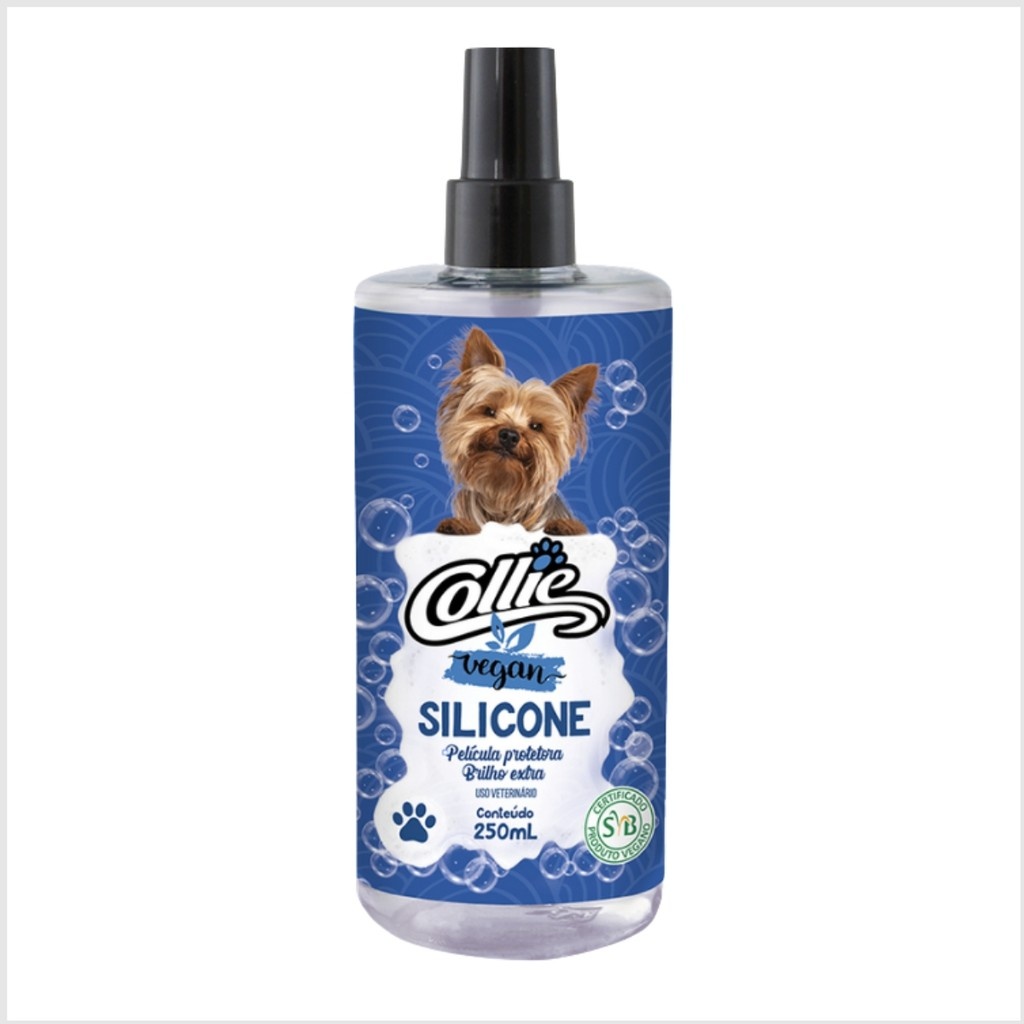 Silicone Collie 250ml: Pelos Brilhantes e Sem Nós!