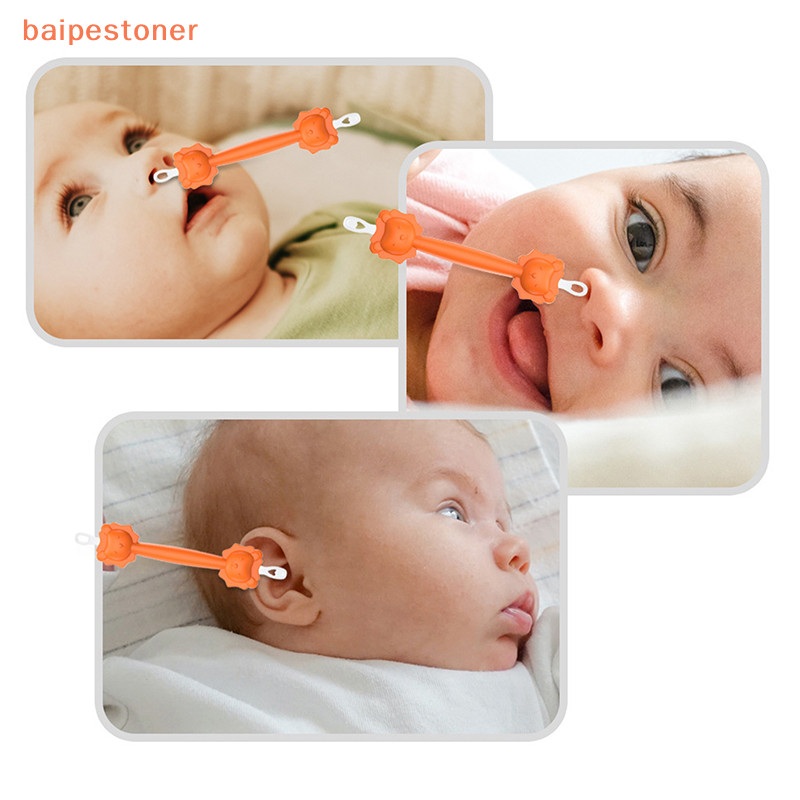 Colher de Limpeza Infantil – Cabeça Dupla em Silicone