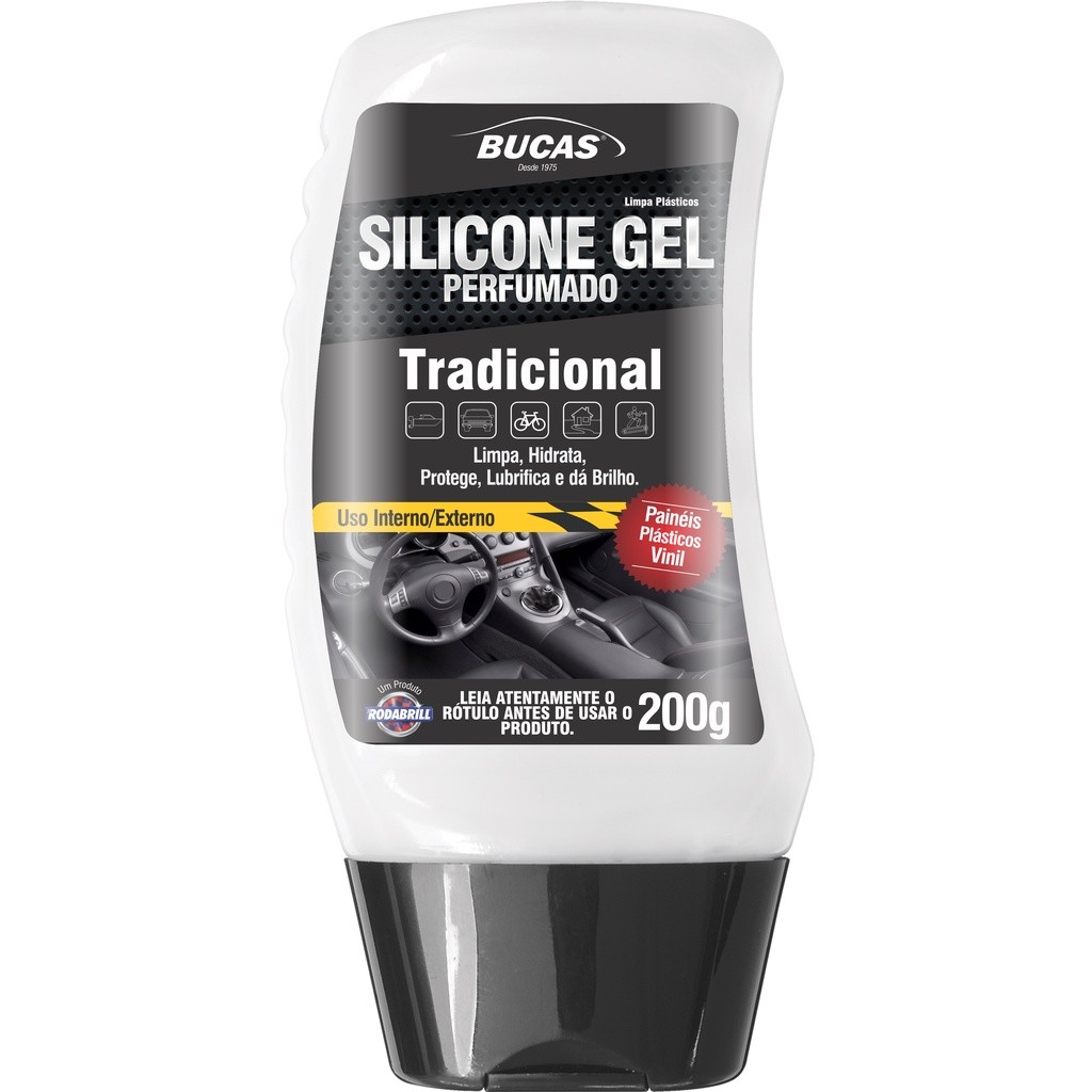 Silicone Gel Rodabrill: Brilho e Proteção 200g