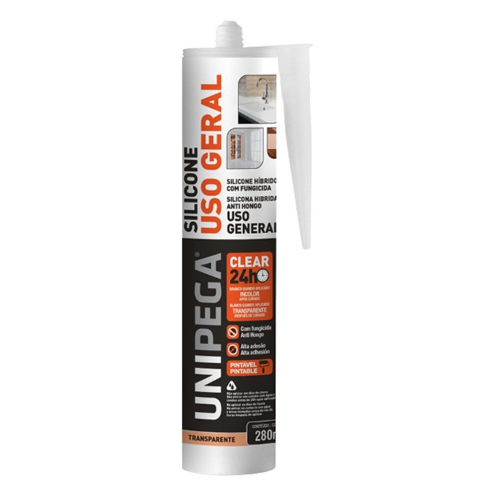 Silicone Híbrido Unipega: Vedação Perfeita e Duradoura!