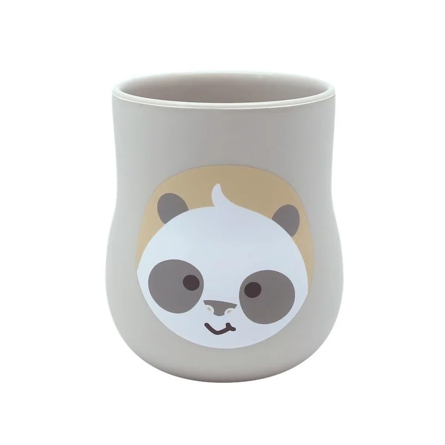 Copo Anatômico em Silicone 120ml Panda - Seguro, Ergonômico e Ideal para Bebês