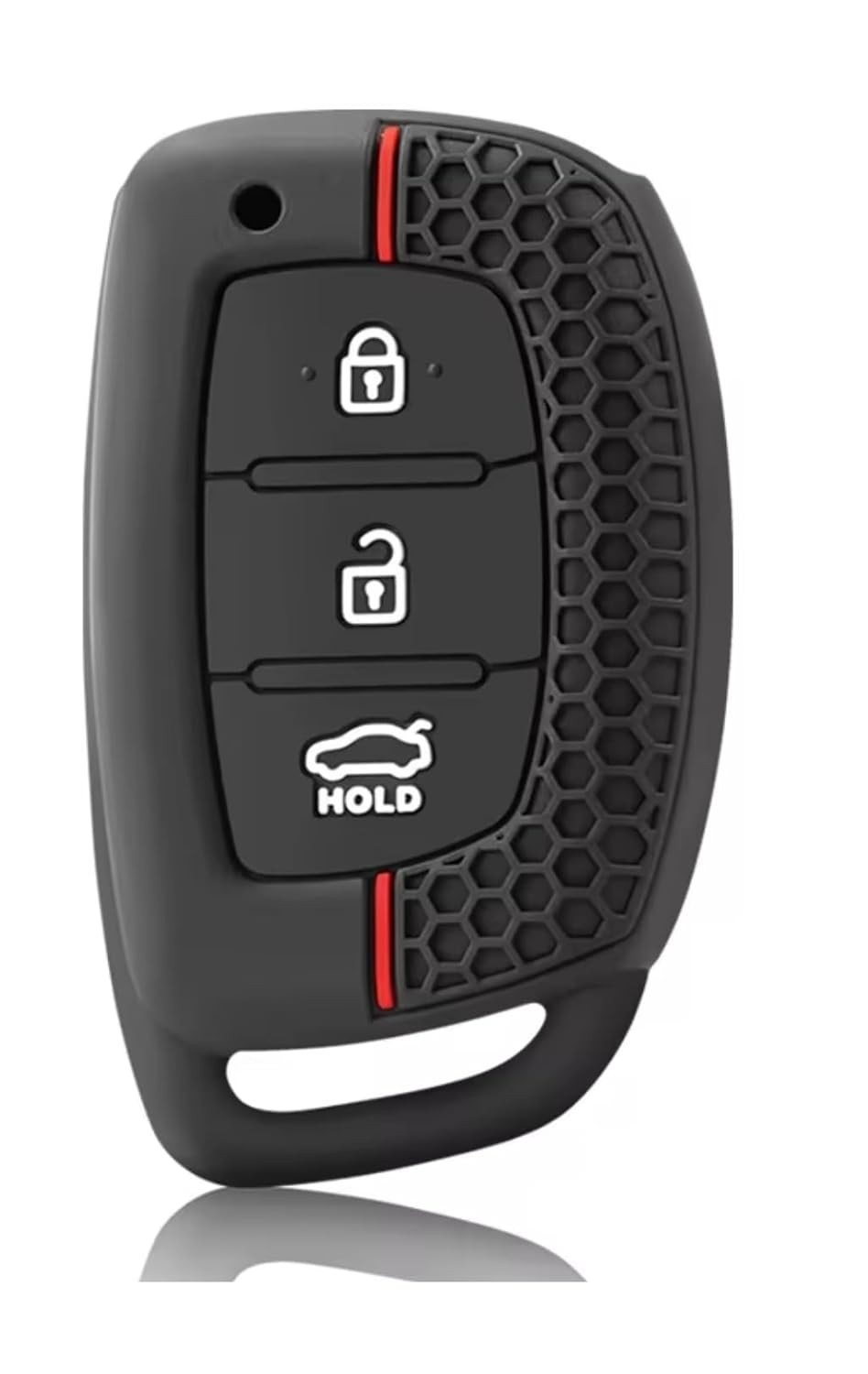 Capa Protetora Silicone Chave Hyundai Creta, HB20, Tucson, Ix35 (3 Botões)